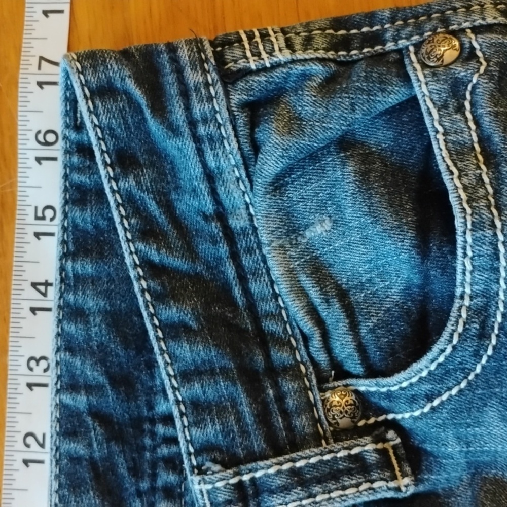 Maurices big stitch flare jeans. Size 13/14.. Great for and style for School. - Picture 11 of 14